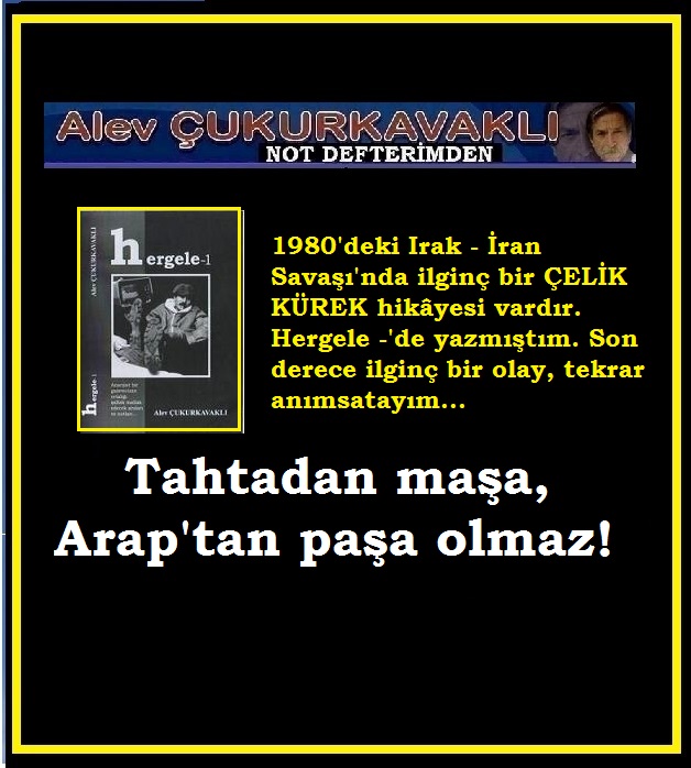 Irak’a 100 bin çelik kürek sattık!